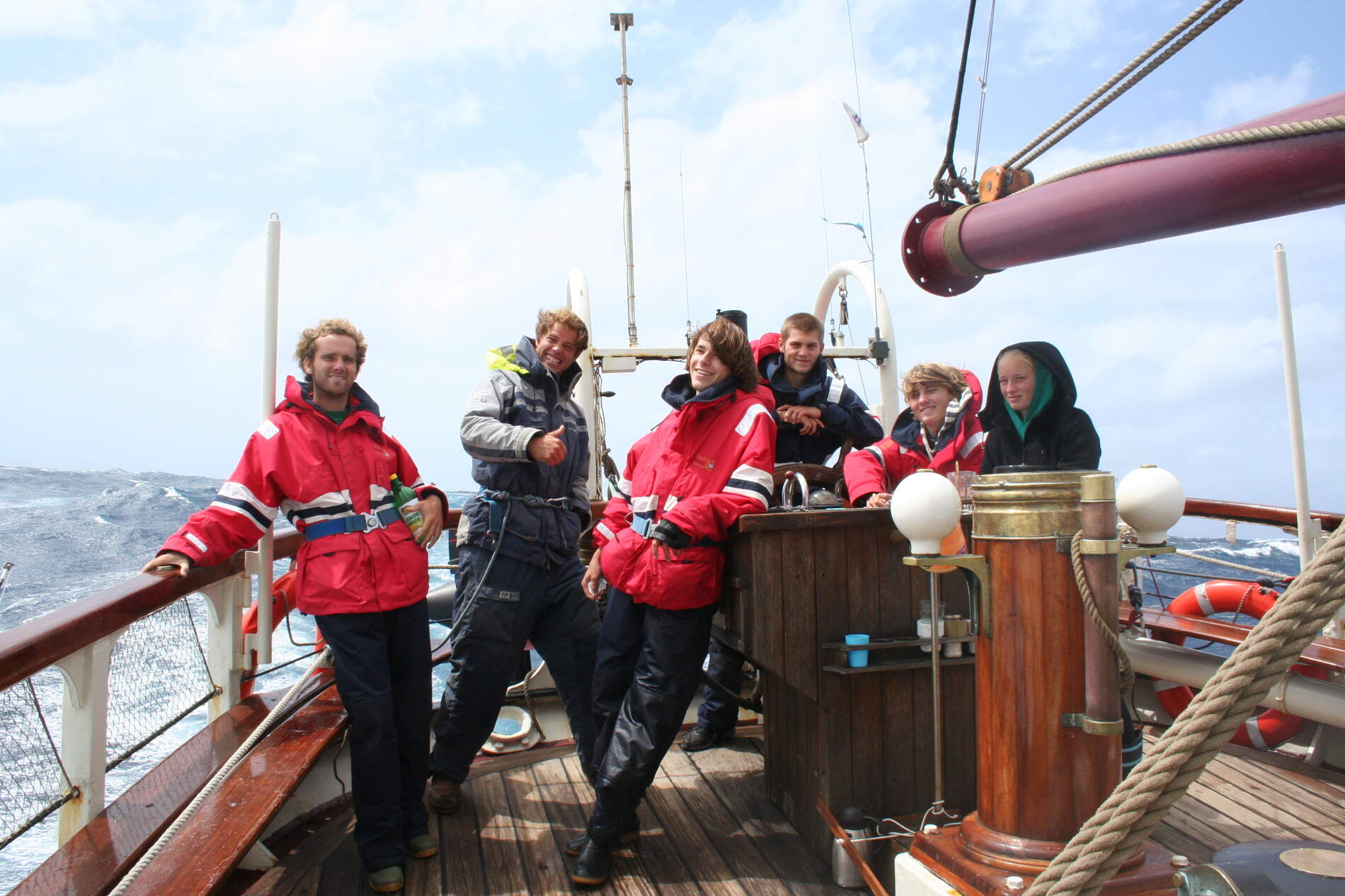 Oceancollege Schule Auf Dem Schiff Sch Ler Monate Auf Einem