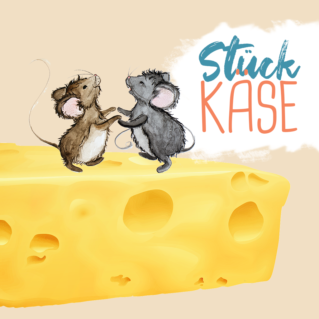 Stück Käse Cartoon