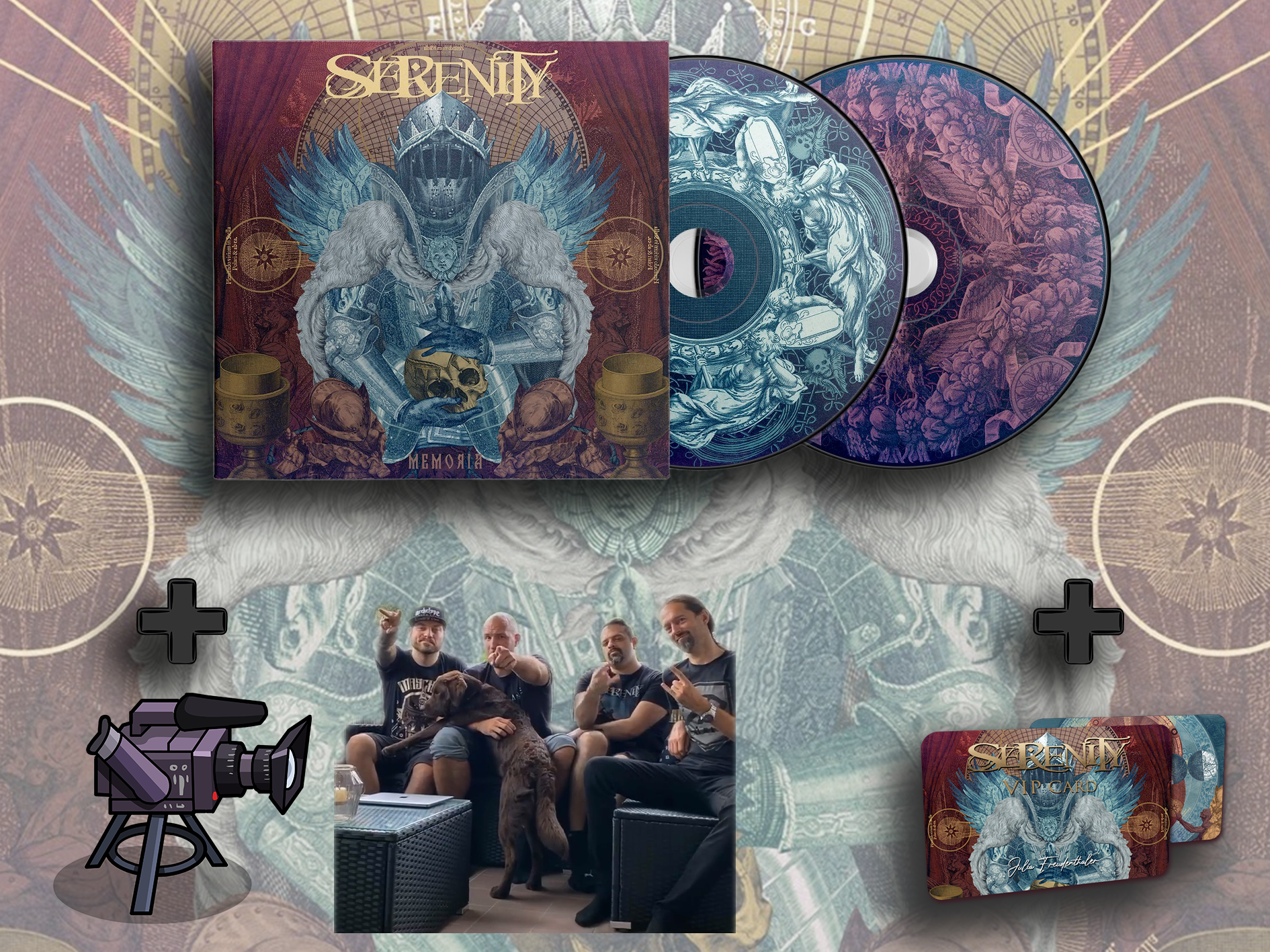 MEMORIA CD/Blu-ray + VIP CARD + VIDEO MESSAGE! - SERENITY MEMORIA