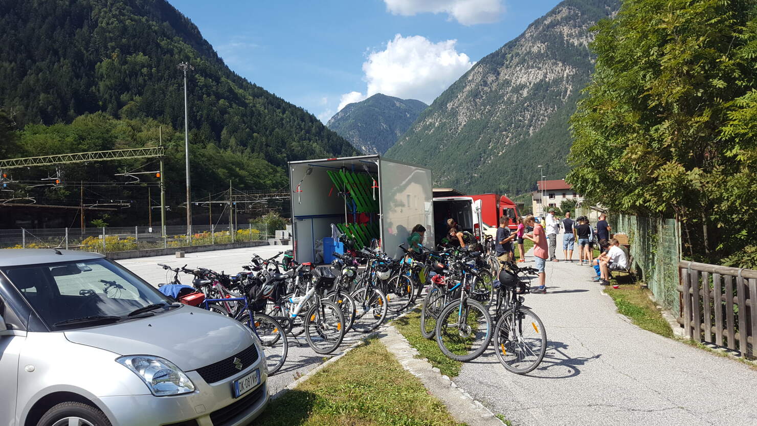 Tag 5 Heute ging es über den Brenner nach Brunneck Mit