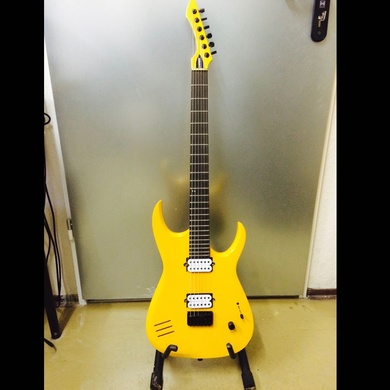 Signed, yellow Neko Claymore guitar played by the band - Tell You What Now  - Album production