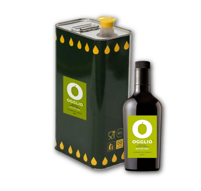 Eine Flasche 500 ML + 3 Liter Kanister Natives Olivenöl Extra (Oktober ...