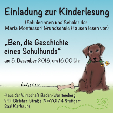 Einladung Zur Lesung Bei Den Stuttgarter Buchwochen Kinderbuch