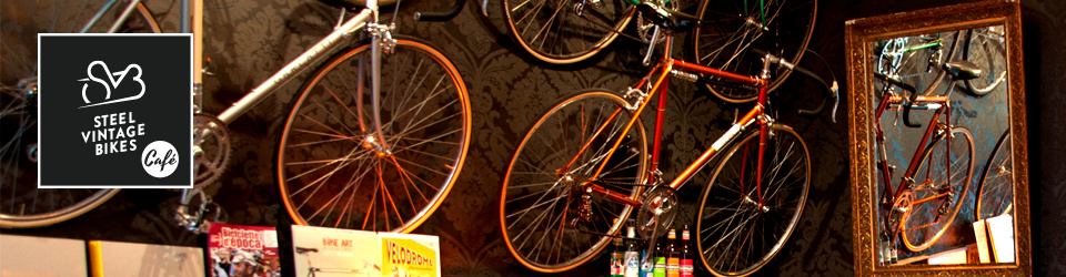 Steel vintage bike online cafe