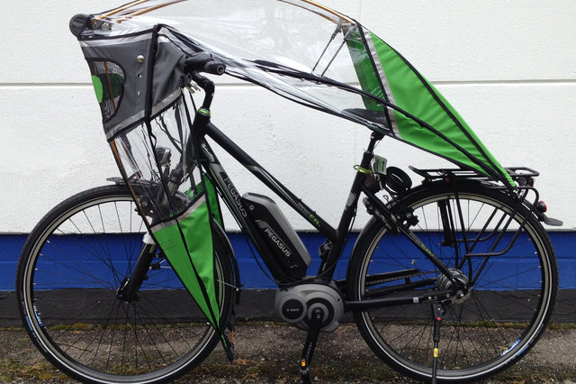 softtop bikeSHELL Ein Regenschutz für Fahrräder und eBikes.